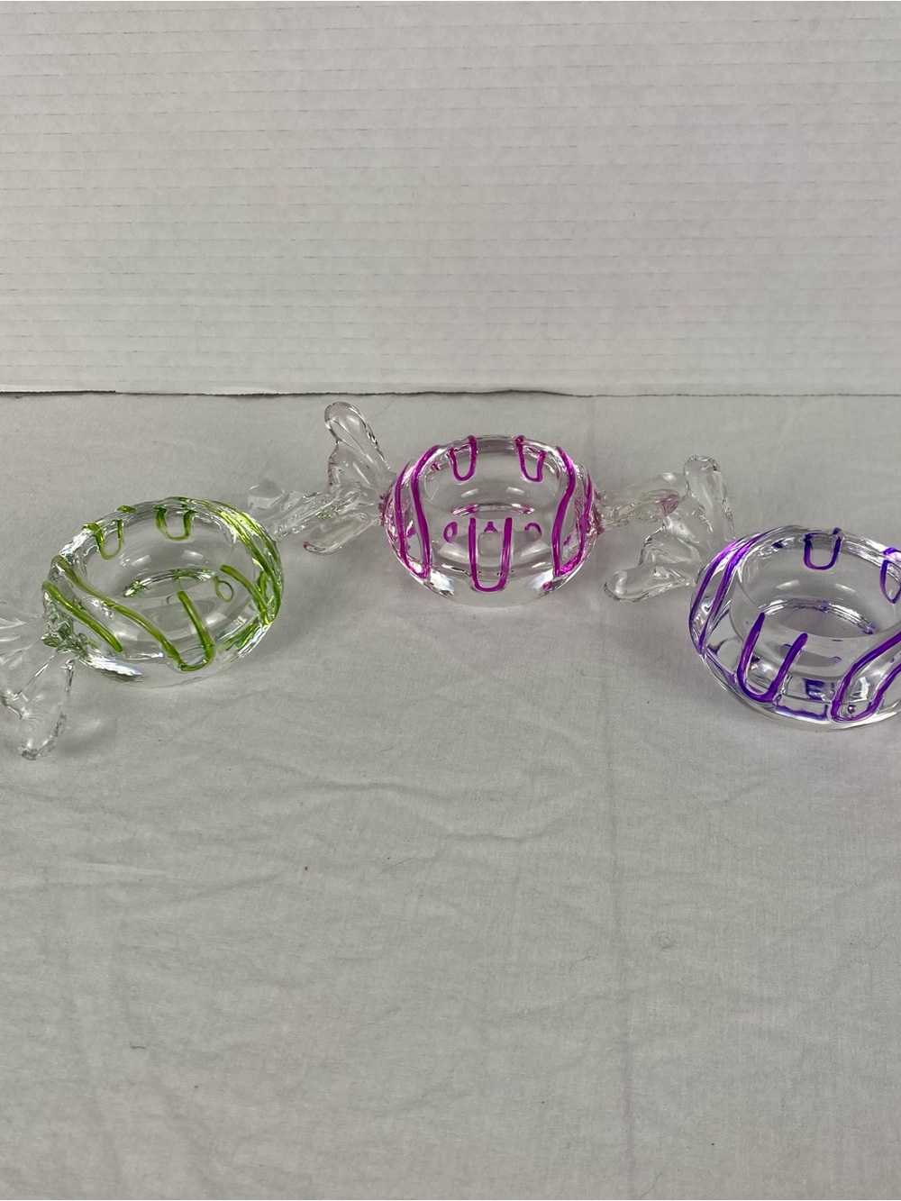 Handmade Art Glass Candy Collection - Decorative Murano Style Glass Pieces - Picture 2 of 6